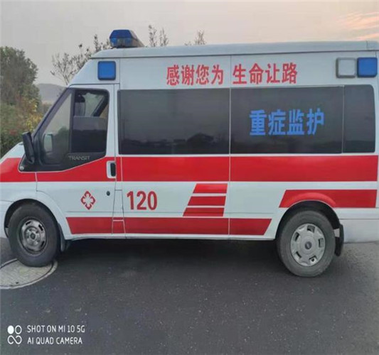 陇西救护车出租服务案例3